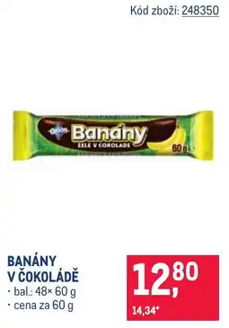 Makro Banány v čokoládě nabídka