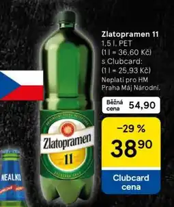 Tesco Zlatopramen 11 nabídka