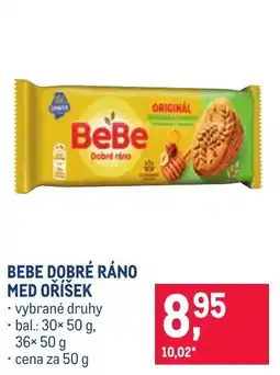 Makro BeBe dobré ráno med oříšek nabídka