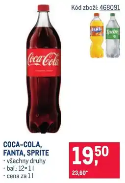 Makro Coca-Cola, Fanta, Sprite nabídka