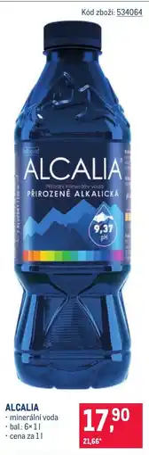 Makro Alcalia minerální voda nabídka