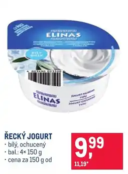 Makro Elinas řecký jogurt nabídka