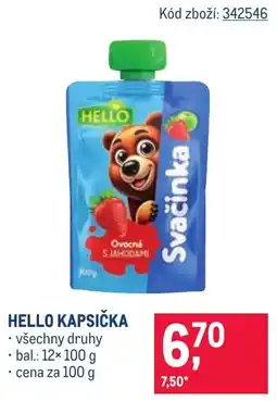Makro Hello kapsička nabídka