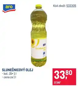 Makro aro slunečnicový olej nabídka