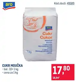Makro aro cukr moučka nabídka