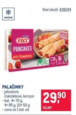 Makro Vici pancakes with strawberries nabídka