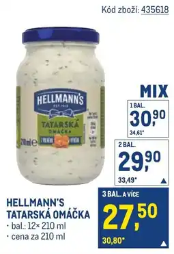Makro Hellmann's tatarská omáčka nabídka