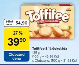 Tesco Toffifee Bílá čokoláda nabídka