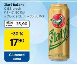 Tesco Zlatý Bažant nabídka