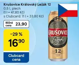 Tesco Krušovice Královský ležák 12 nabídka