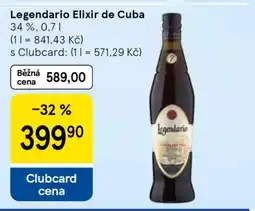 Tesco Legendario Elixir de Cuba nabídka