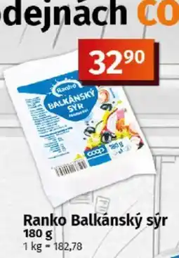 COOP TIP Ranko Balkánský sýr nabídka