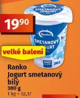 COOP TIP Ranko jogurt smetanový bílý nabídka