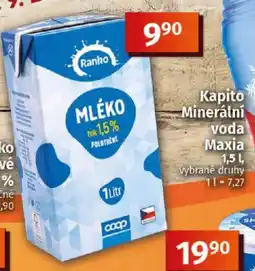 COOP TIP Ranko mléko tuk 1,5 % polotučné nabídka