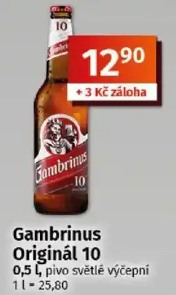 COOP TIP Gambrinus Originál 10 nabídka