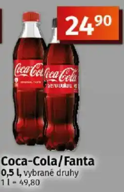 COOP TIP Coca-Cola/Fanta nabídka