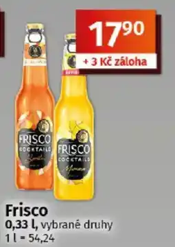 COOP TIP Frisco cocktails nabídka
