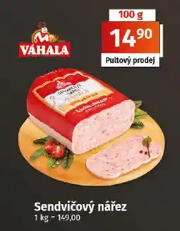 COOP TIP Vahala sendvičový nářez nabídka