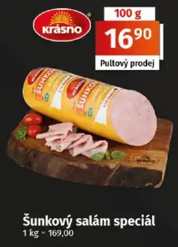 COOP TIP Krásno šunkový salám speciál nabídka