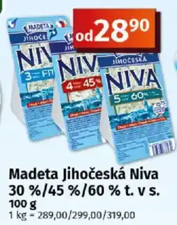 COOP TIP Madeta Jihočeská Niva nabídka