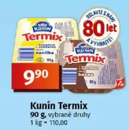 COOP TIP Kunín Termix nabídka
