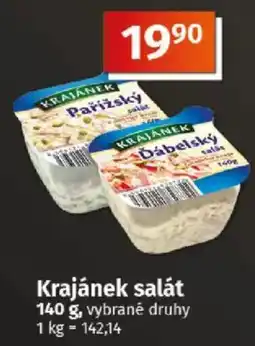 COOP TIP Krajánek salát nabídka