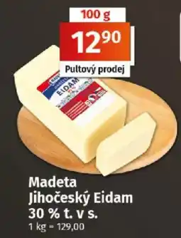 COOP TIP Madeta Jihočeský Eidam nabídka