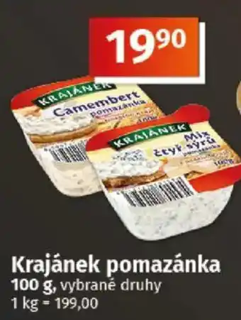 Krajánek pomazánka