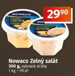COOP TIP Nowaco Zelňý salát nabídka
