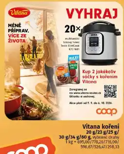 COOP TIP Vitana koření nabídka