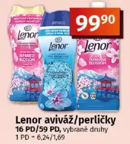 COOP TIP Lenor aviváž/perličky nabídka