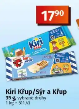 COOP TIP Kiri Křup/Sýr a Křup nabídka