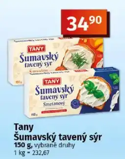 COOP TIP Tany Šumavský tavený sýr nabídka