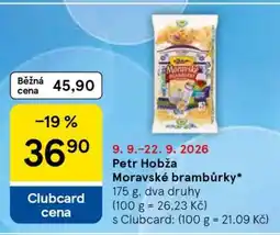 Tesco Petr Hobža Moravské brambůrky nabídka