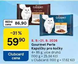 Tesco Gourmet Perle kapsičky pro kočky nabídka