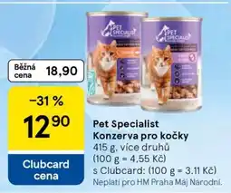 Tesco Pet Specialist Konzerva pro kočky nabídka