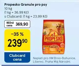 Tesco Propesko granule pro psy nabídka