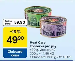 Tesco Meat Care Konzerva pro psy nabídka