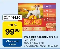Tesco Propesko Kapsičky pro psy nabídka