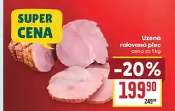 Billa Uzená rolovaná plec cena za nabídka