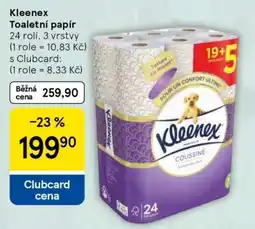 Tesco Kleenex Toaletní papír nabídka