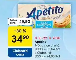 Tesco Apetito, 140 g, více druhů nabídka
