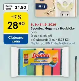 Tesco Spontex Megamax Houbičky nabídka