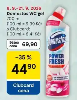 Tesco Domestos WC gel nabídka