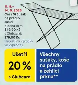 Tesco Casa Si Sušák na prádlo nabídka