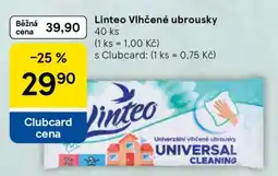 Tesco Linteo vlhčené ubrousky nabídka