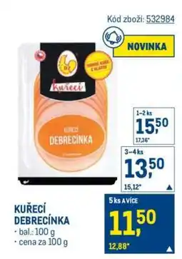 Makro Kuřecí debrecínka nabídka