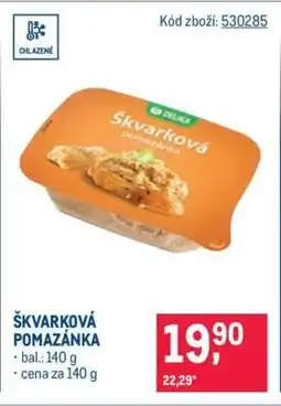 Makro Škvarková pomazánka nabídka