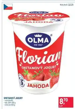 Makro Smetanový jogurt nabídka