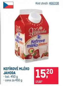 Makro KEFÍROVÉ MLÉKO JAHODA nabídka